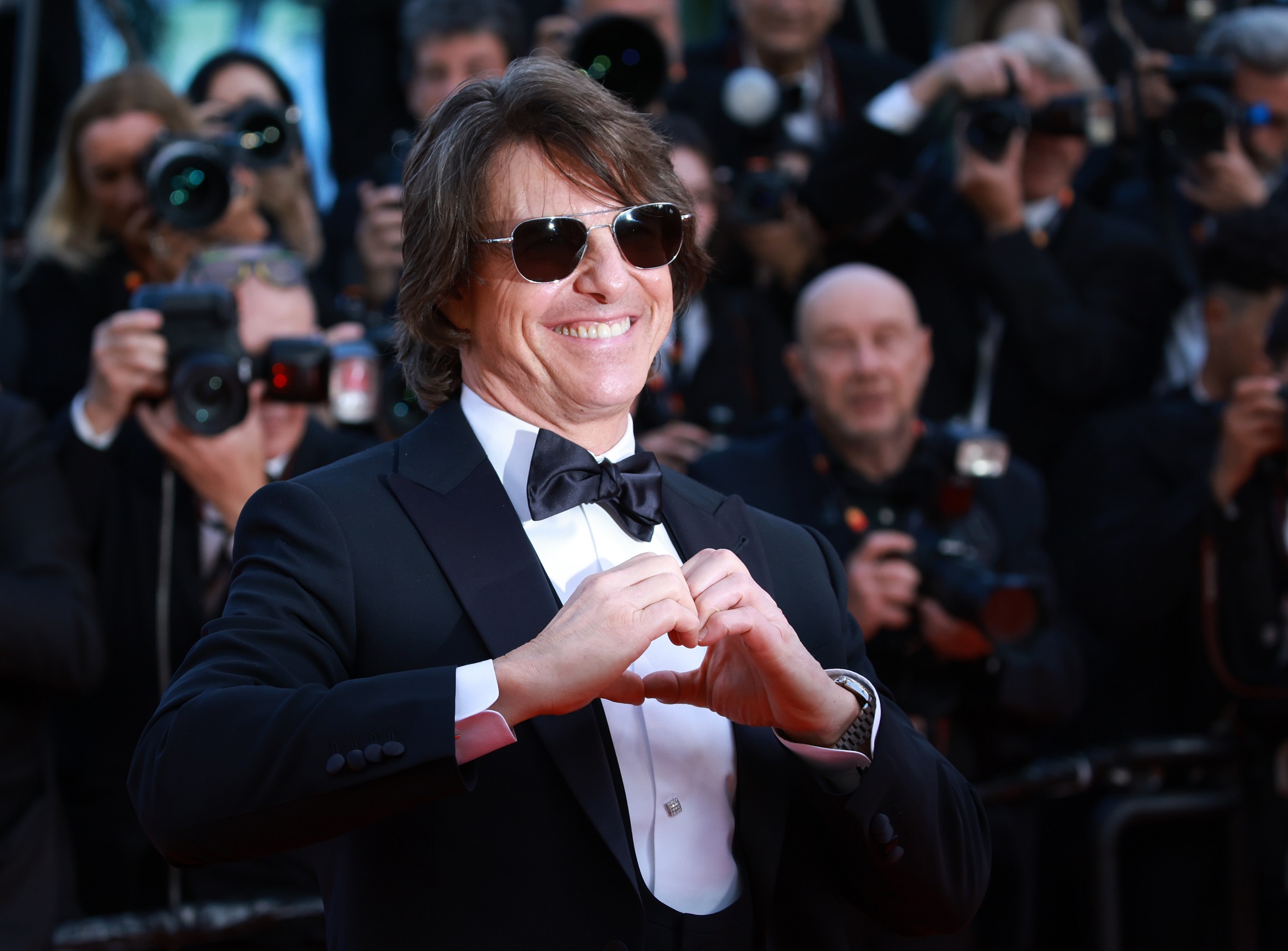 O Tom Cruise στην πρεμιέρα του "Mission: Impossible - The Final Reckoning" στη διάρκεια του Κινηματογραφικού Φεστιβάλ Καννών, στις 14 Μαΐου 2025