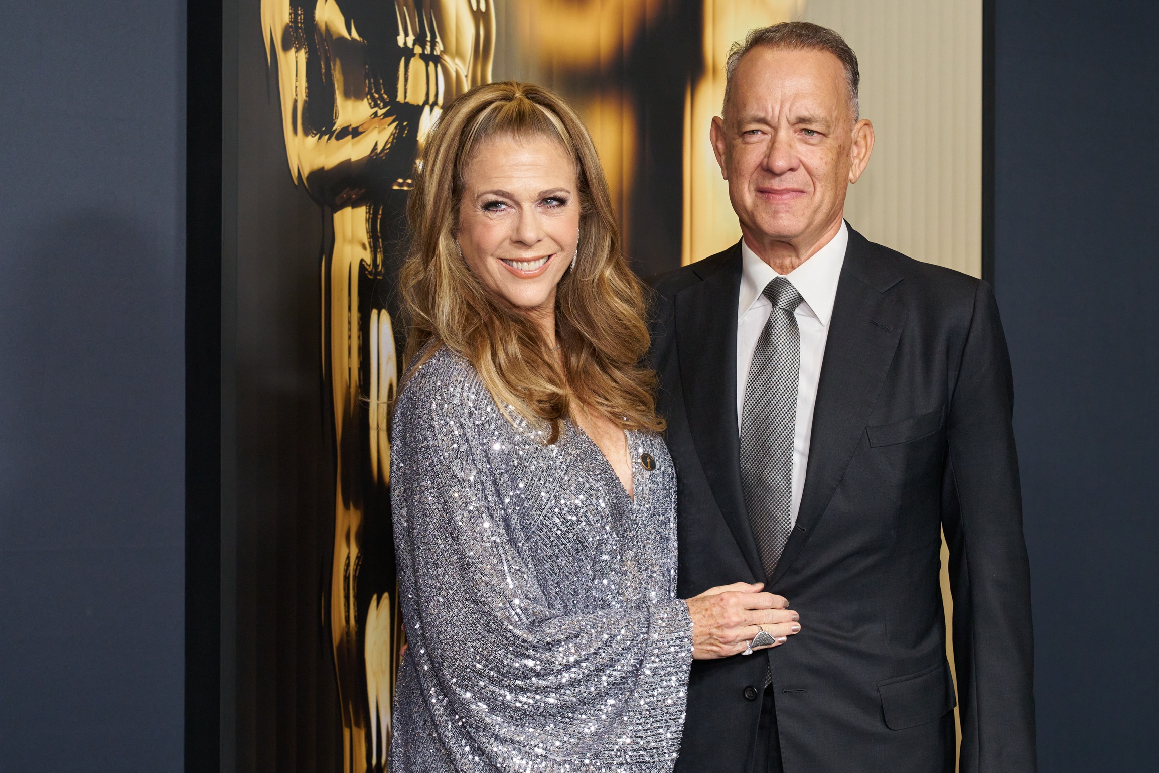 H Rita Wilson και ο Tom Hanks στα 15α Governors Awards στο Ray Dolby Ballroom του Ovation Hollywood, 17 Nοεμβρίου 2024