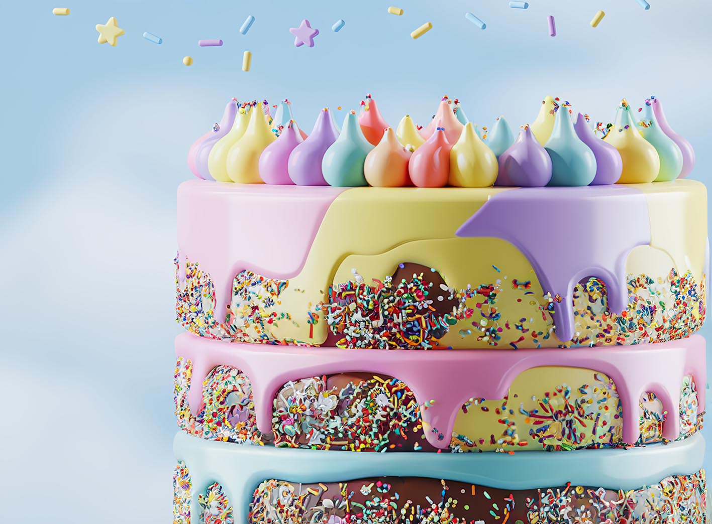 Γλυκό για γιορτή ή γενέθλια