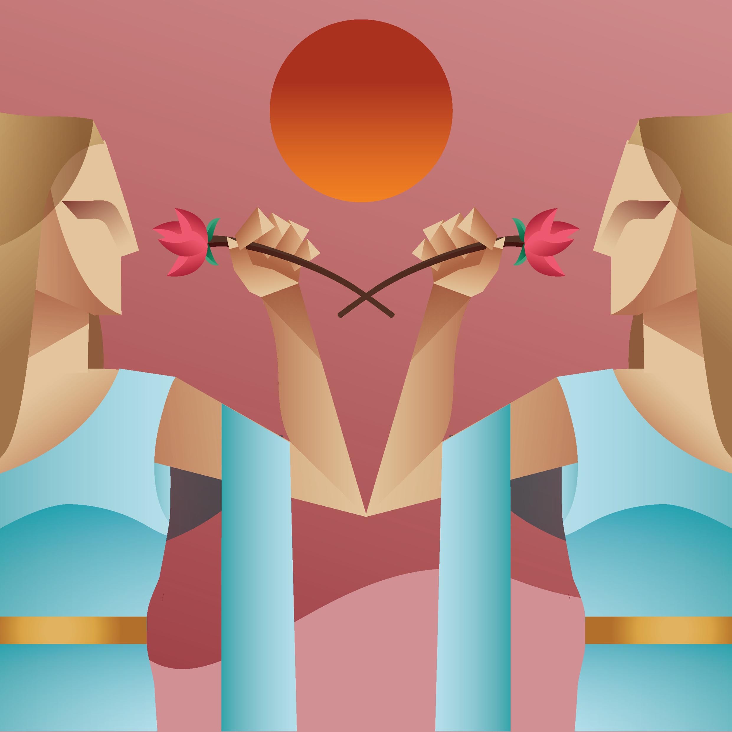 Αστρολογικές προβλέψεις για το ζώδιο των Διδύμων. Δύο γυναίκες.