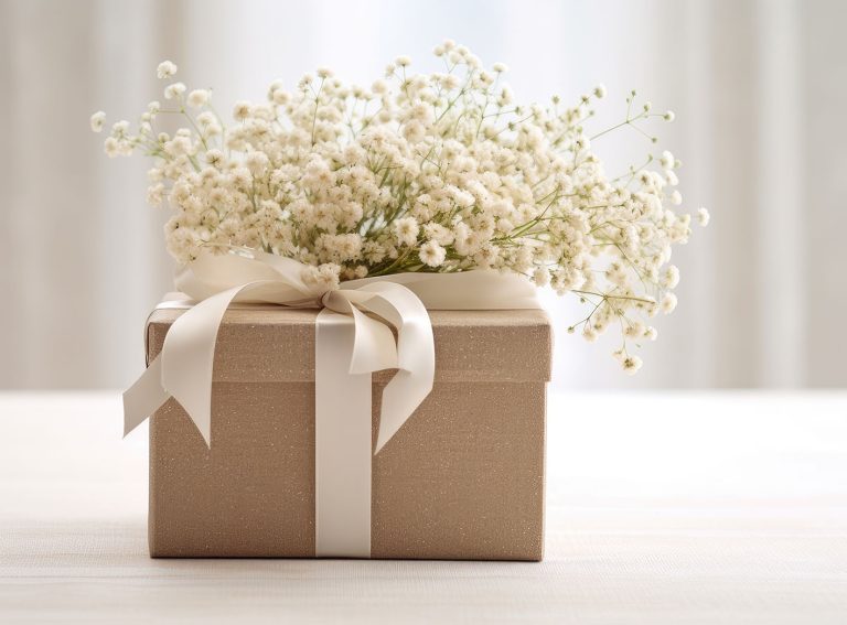 Δώρο με λουλουδάκια