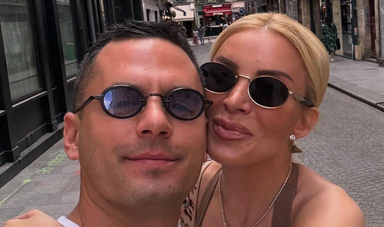 H Κατερίνα Καινούργιου και ο Παναγιώτης Κουτσουμπής στο Παρίσι