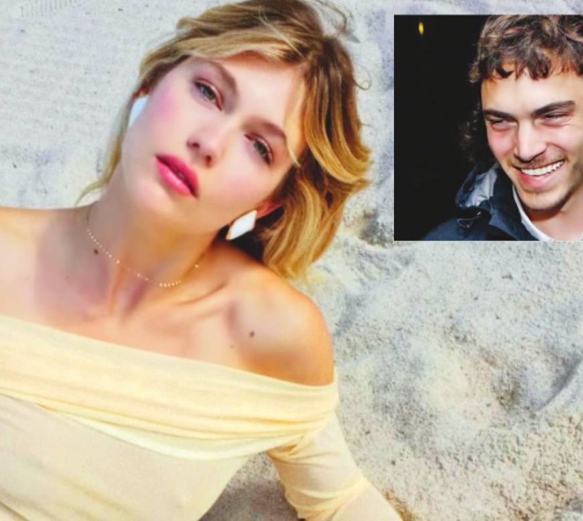 Η Κλέλια Ανδριολάτου με τον σύντροφό της Μπάμπη Τσαούσογλου