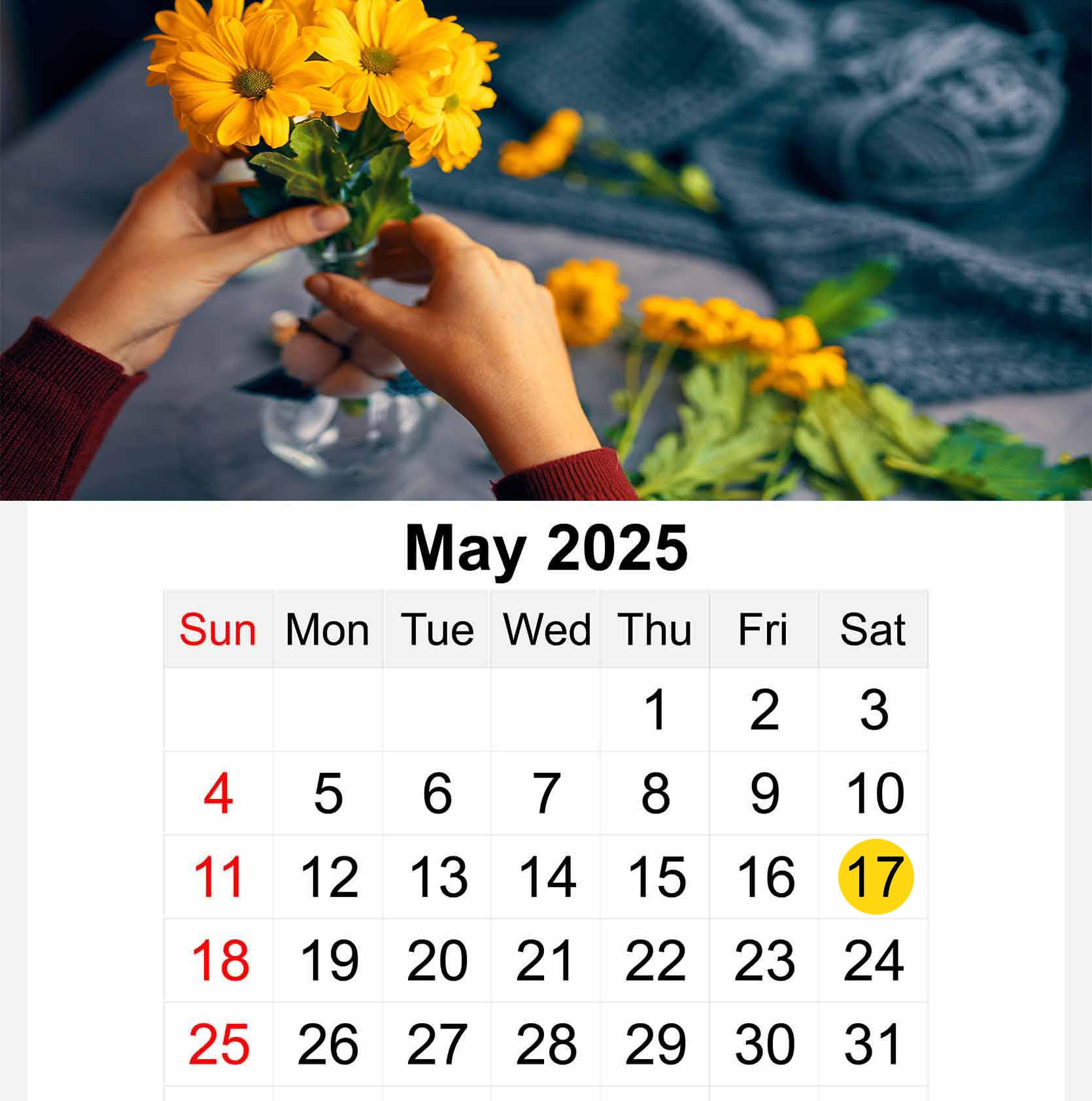 Ημερολόγιο 17 Μαΐου