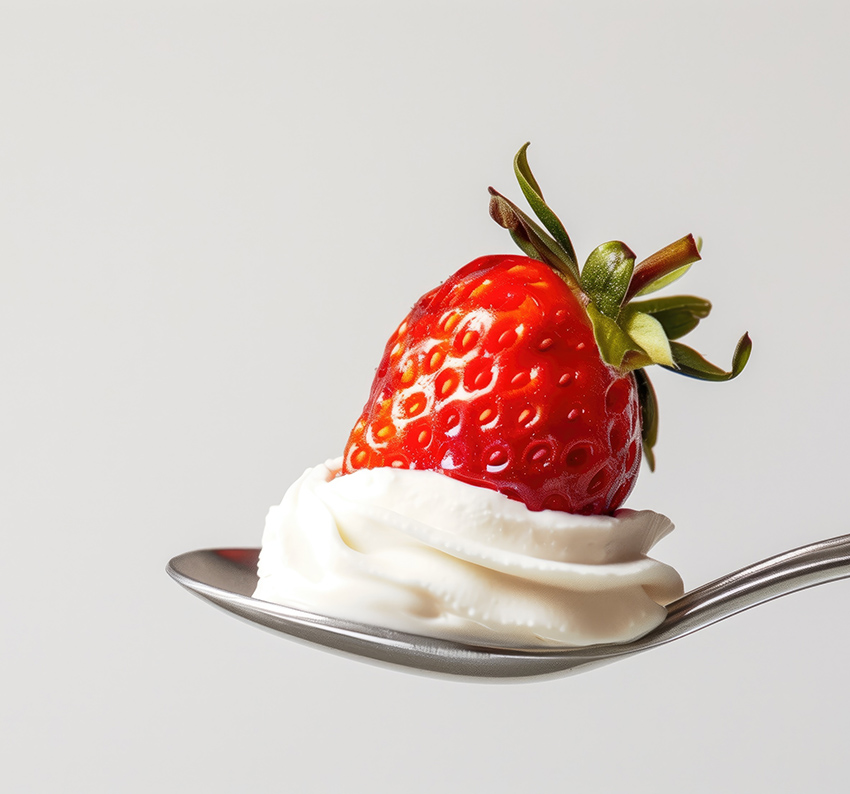 Φράουλες και κρέμα