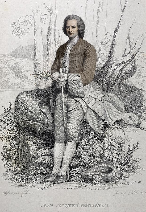 Πορτρέτο του Jean Jacques Rousseau 1764, από τον Paul D. Stewart