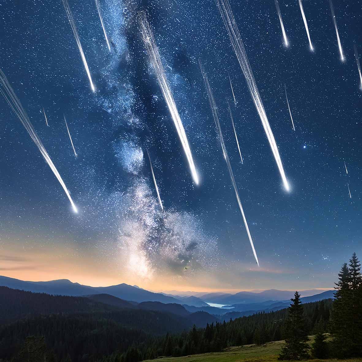Hμέρα Μετεωριτών Πεφταστέρια στον ουρανό