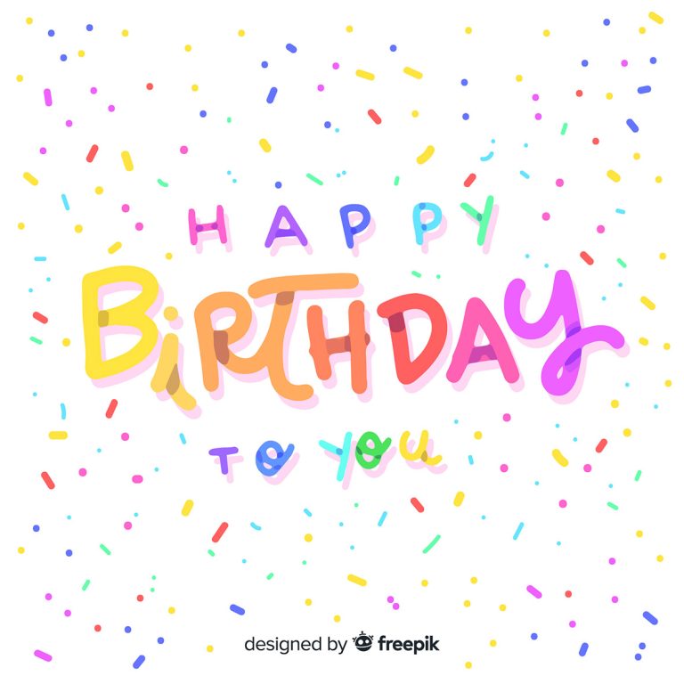 Γενέθλια κόνσεπτ σκίτσο για Happy Birthday