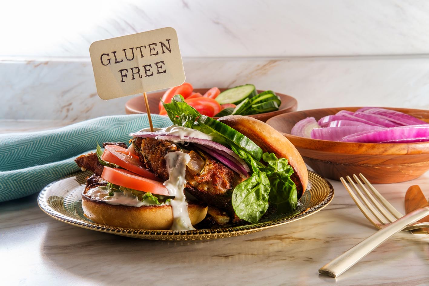 Μπέργκερ χωρίς γλουτένη