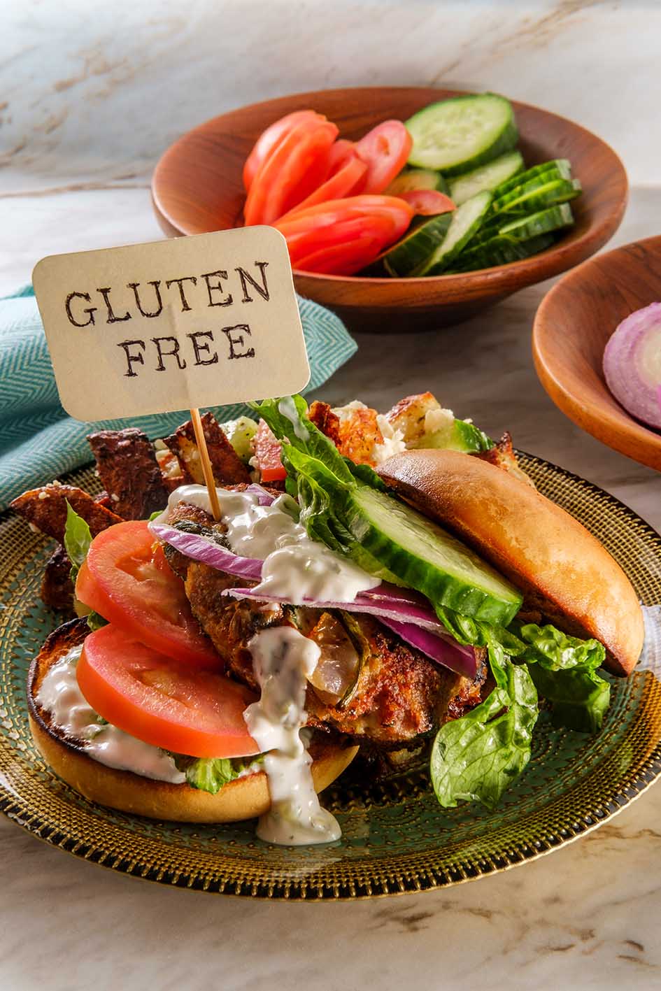 Μπέργκερ χωρίς γλουτένη