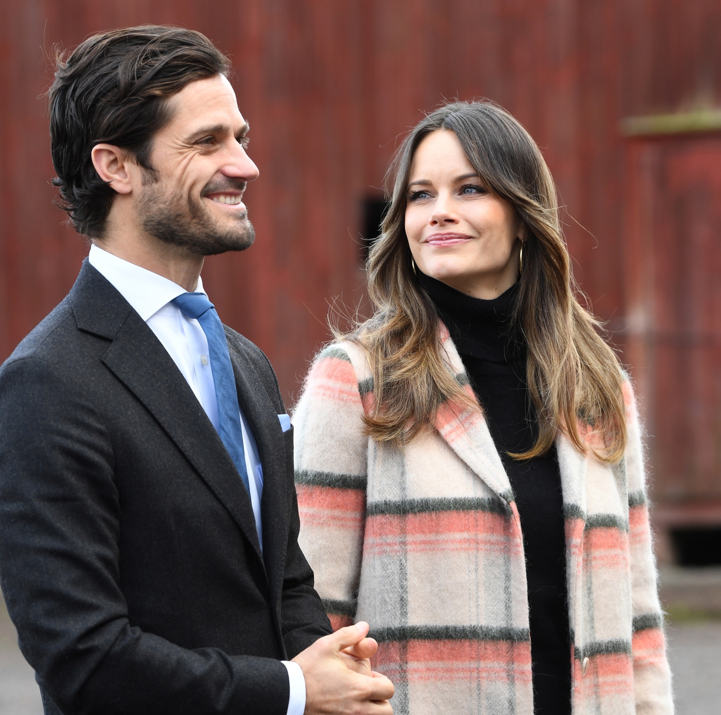 O πρίγκιπας Carl Philip και η πριγκίπισσα Sofia της Σουηδίας σε επίσκεψη στον αμπελώνα Kulinarika στη Sunne, 28 Οκτωβρίου 2020