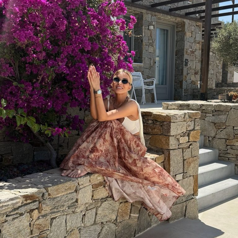 Η Κατερίνα Καινούργιου στην Πάρο