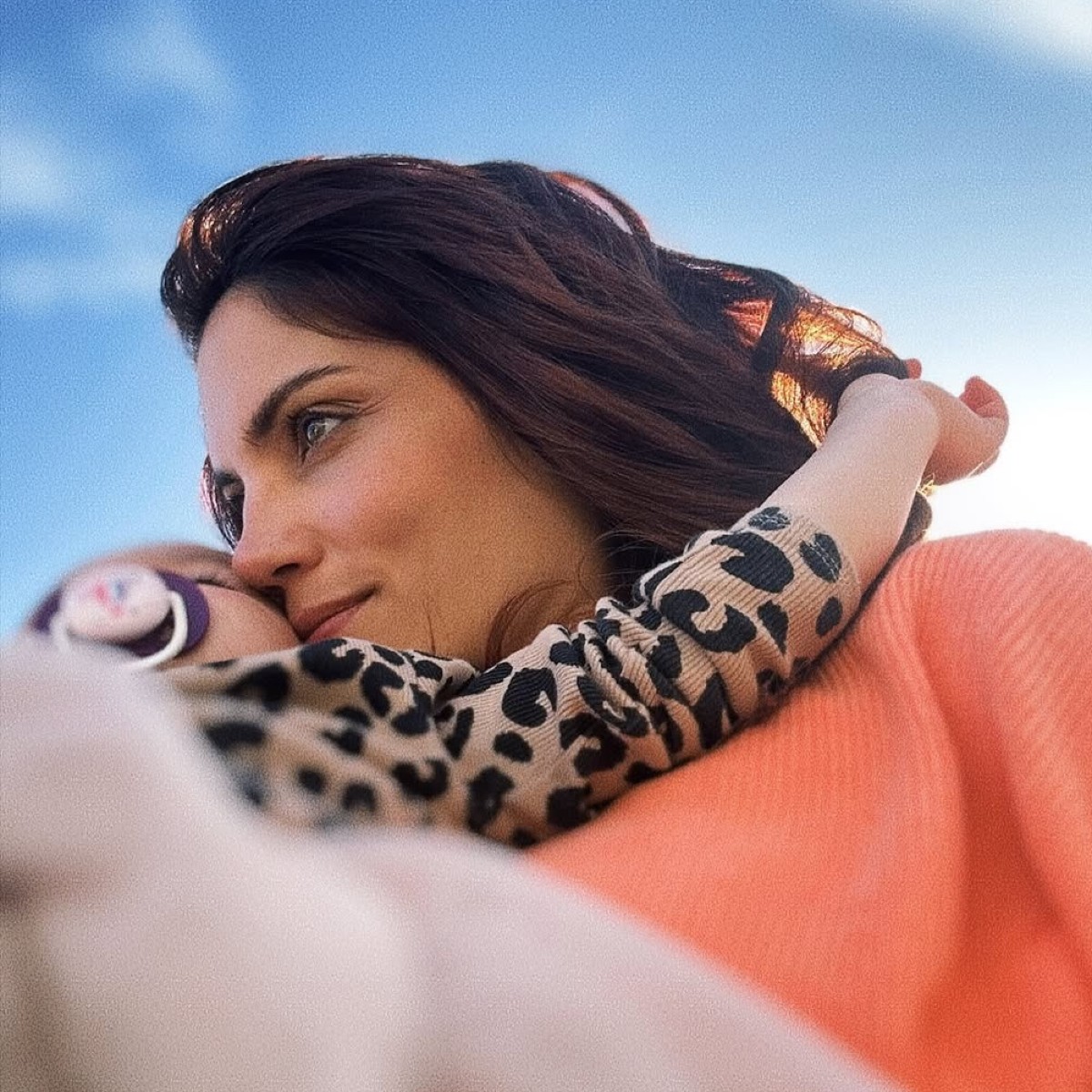 Η Μαίρη Συνατσάκη με την κόρη της