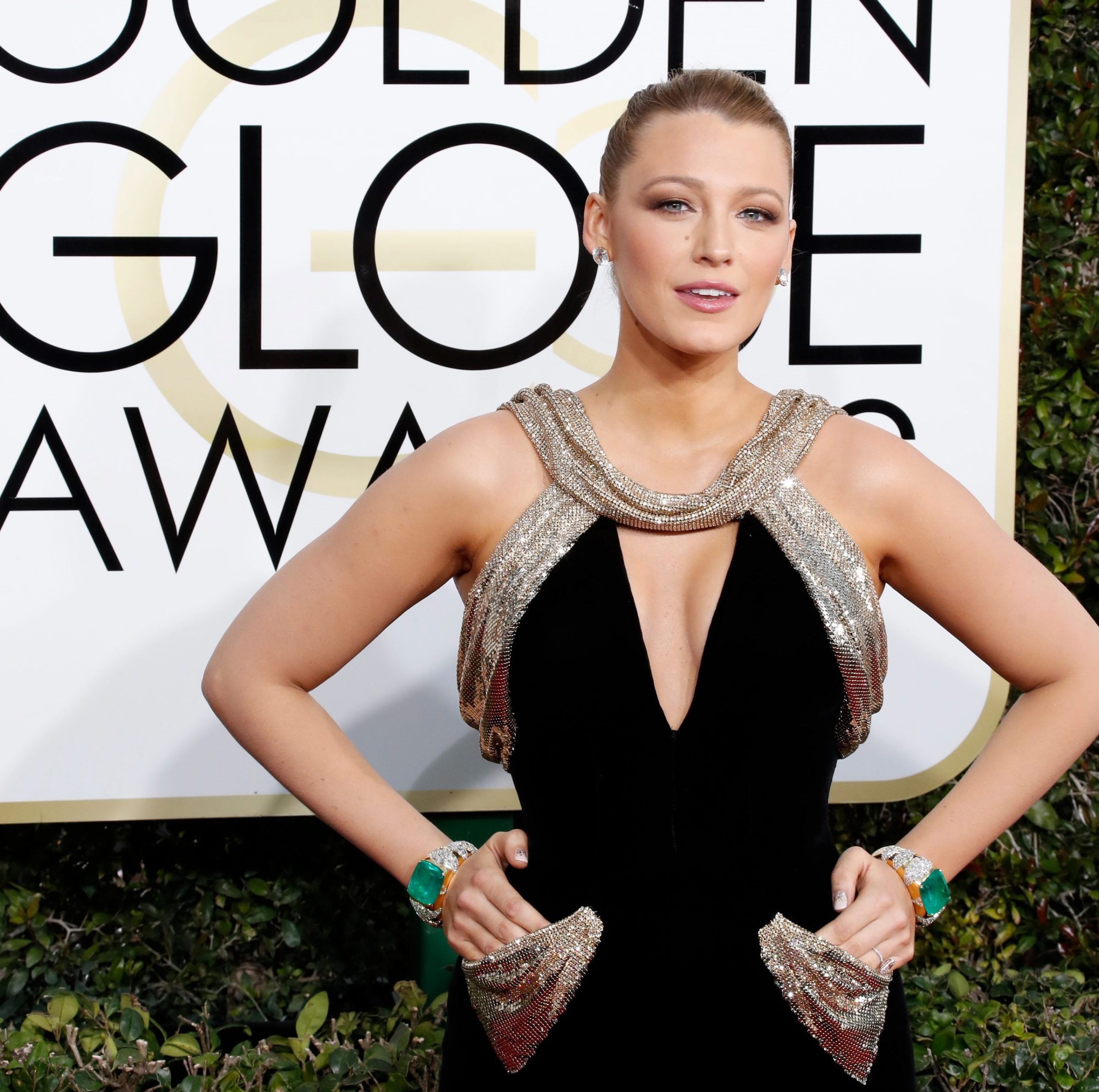 H Blake Lively στην τελετή για τις 74ες Χρυσές Σφαίρες στο Beverly Hilton Hotel, 8 Ιανουαρίου 2017