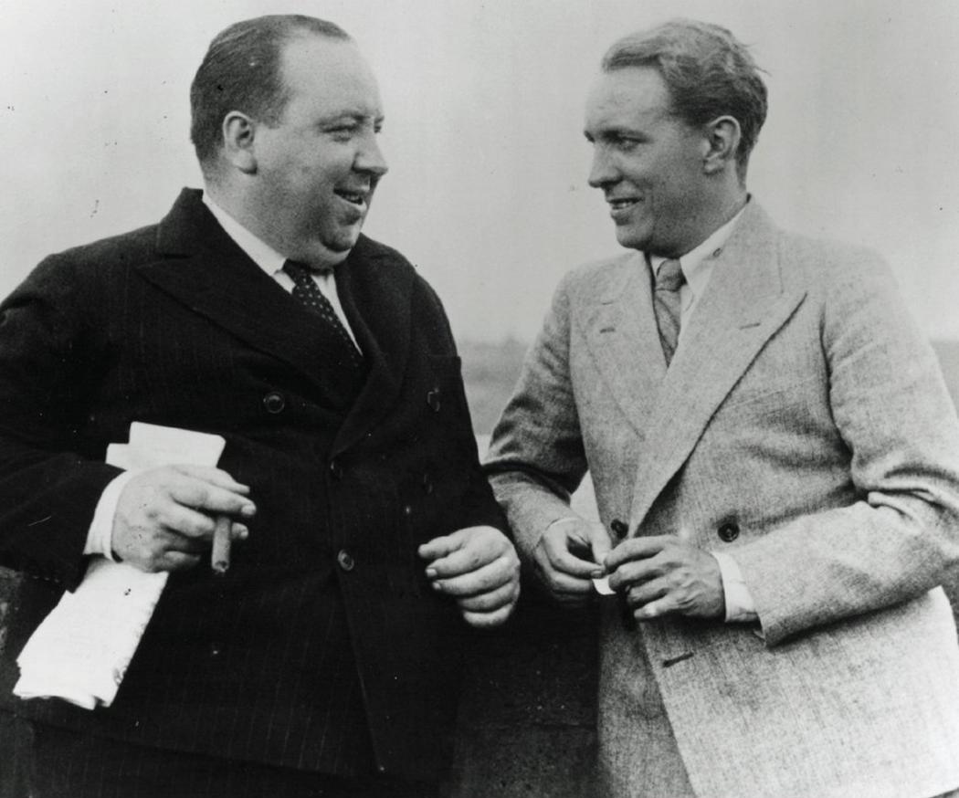 O Charles Bennett και ο Alfred Hitchcock