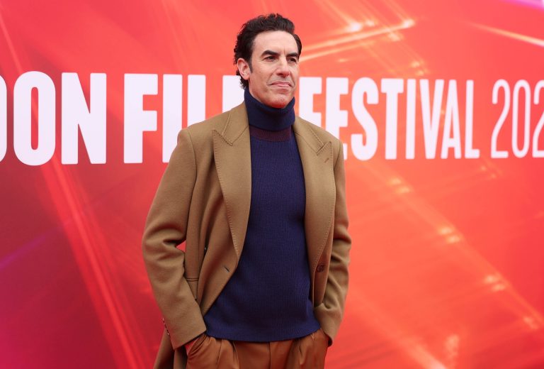 O Sacha Baron Cohen στο κόκκινο χαλί για την τηλεοπτική σειρά "Disclaimer" στο BFI London Film Festival, 10 Οκτωβρίου 2024