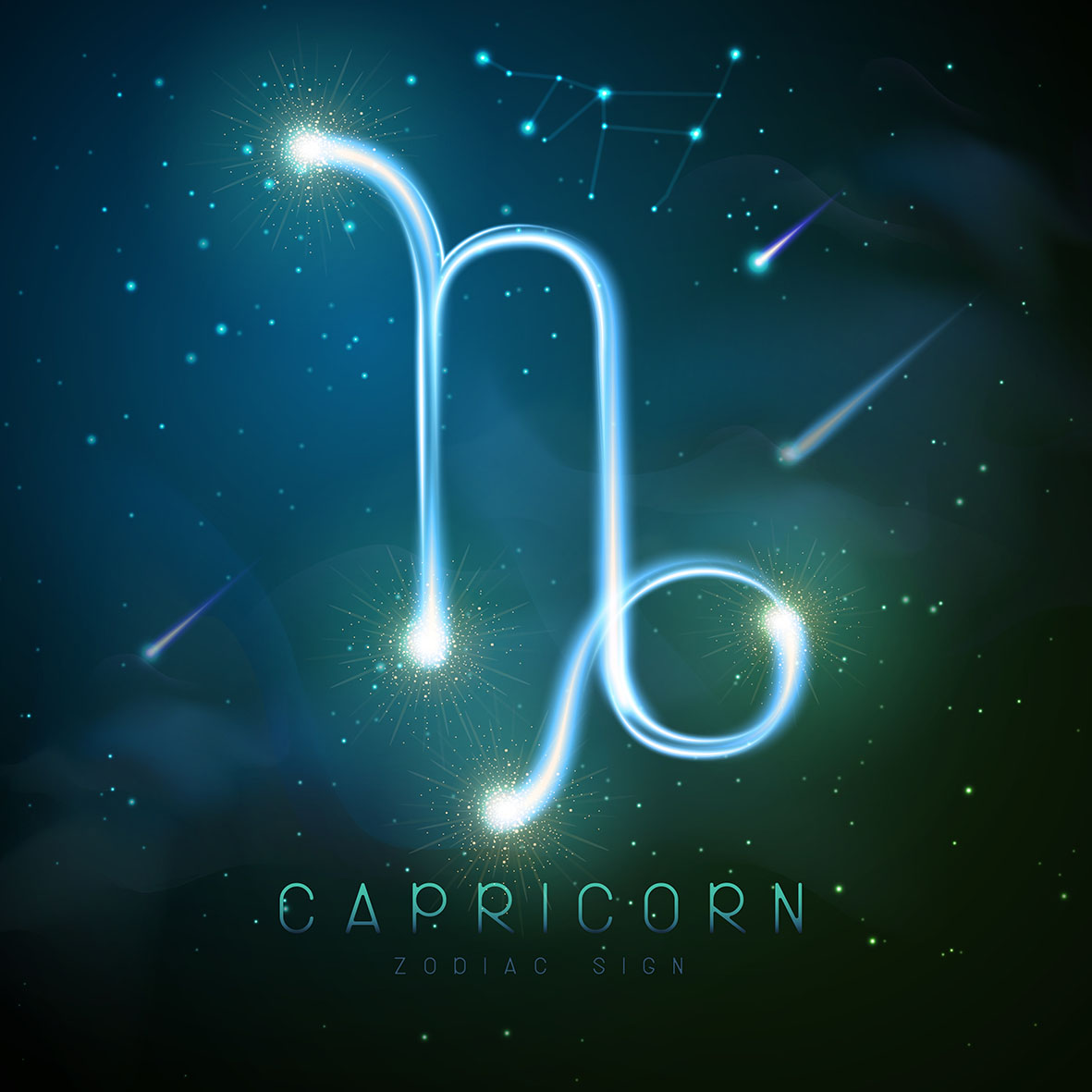 Το ζώδιο του Αιγόκερου σε σκίτσο