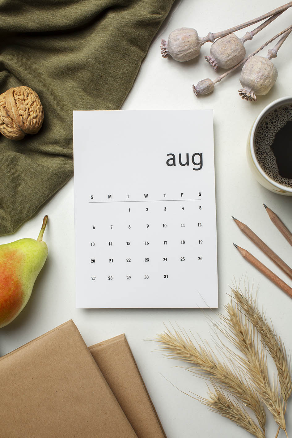 Ημερολόγιο Αυγούστου