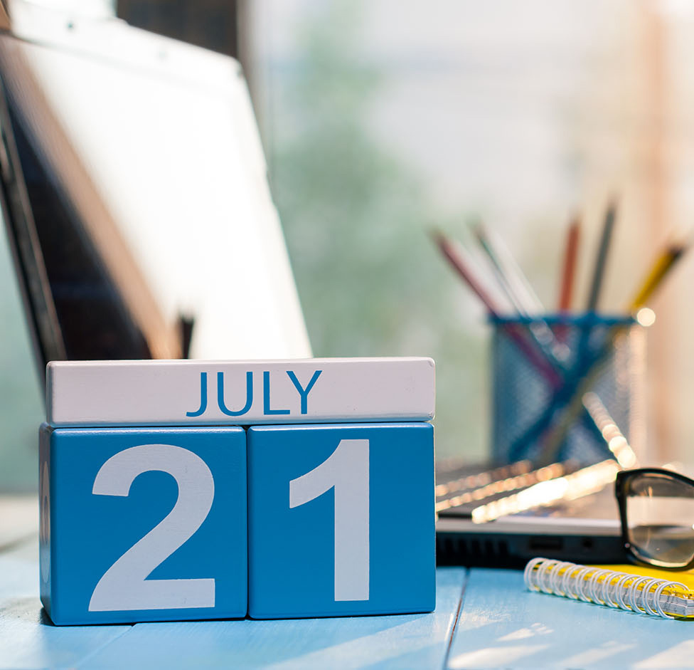Ημερολόγιο Ιούλιος 21