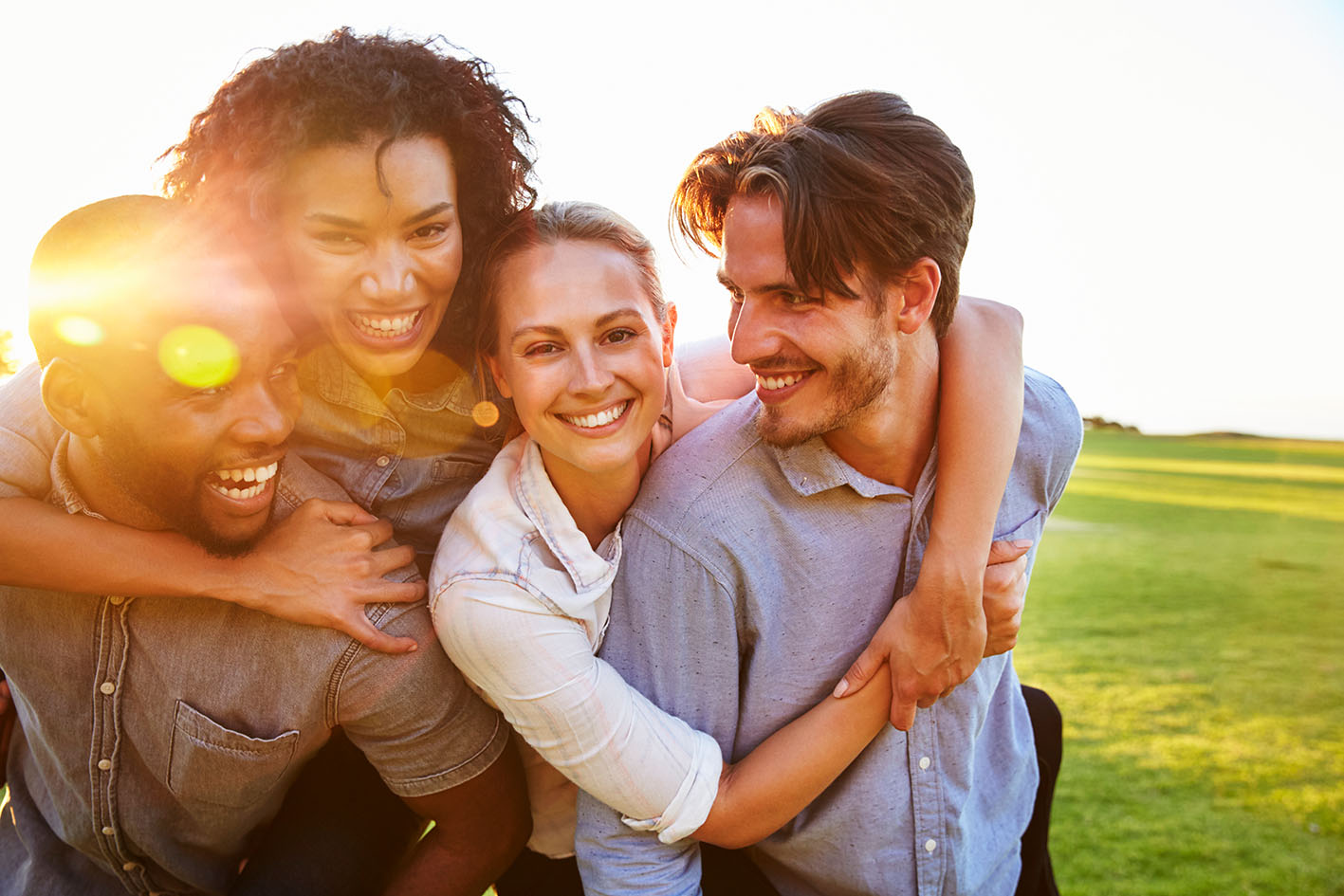 Φίλοι περνάνε καλά