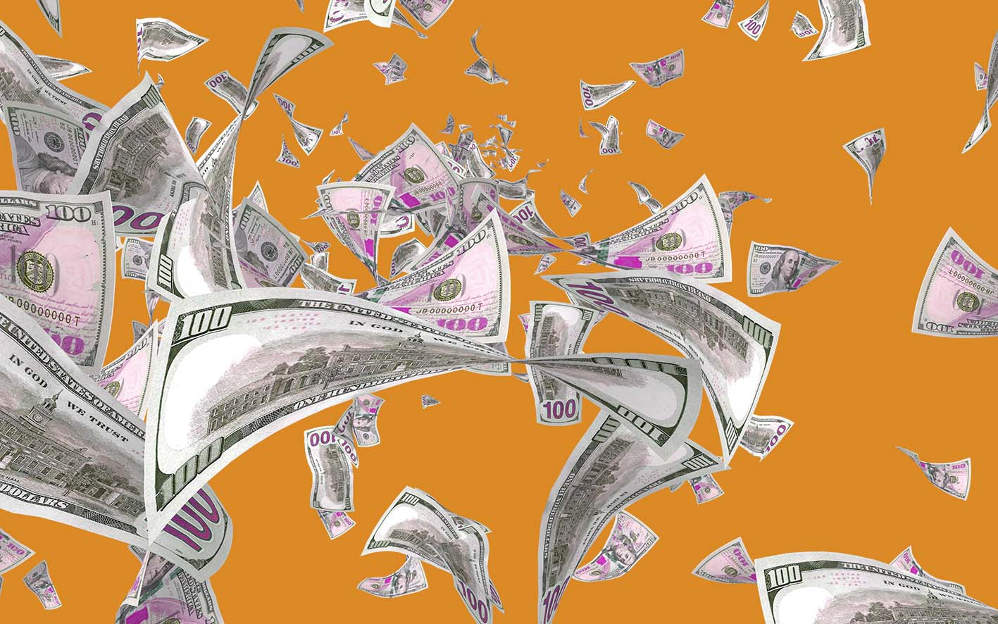 Δολάρια πετάνε