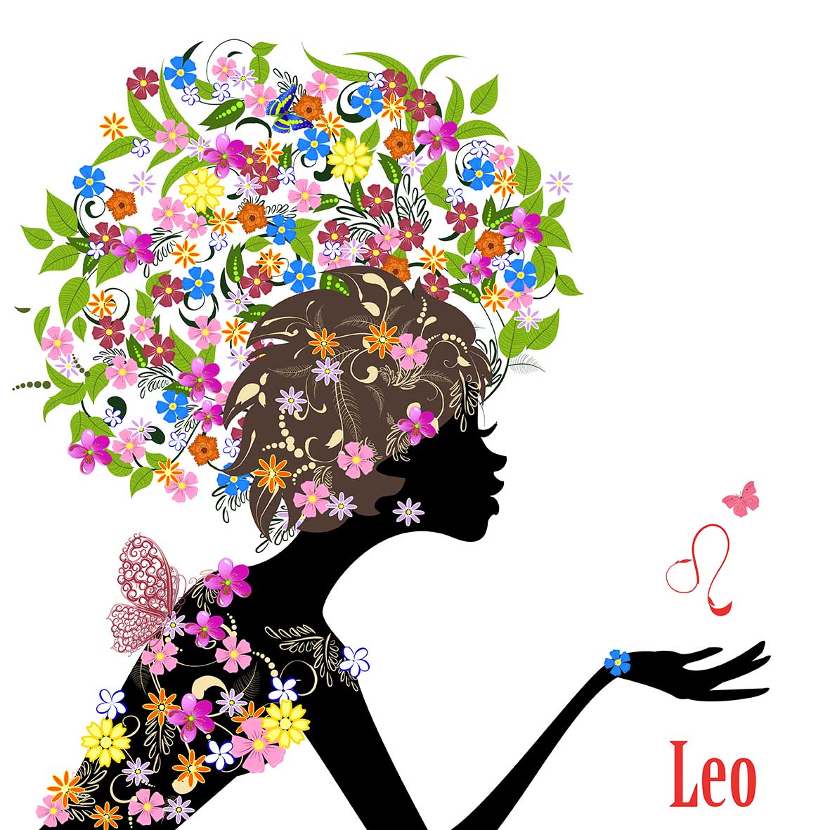 Το ζώδιο του Λέοντος σε σκίτσο γυναίκας