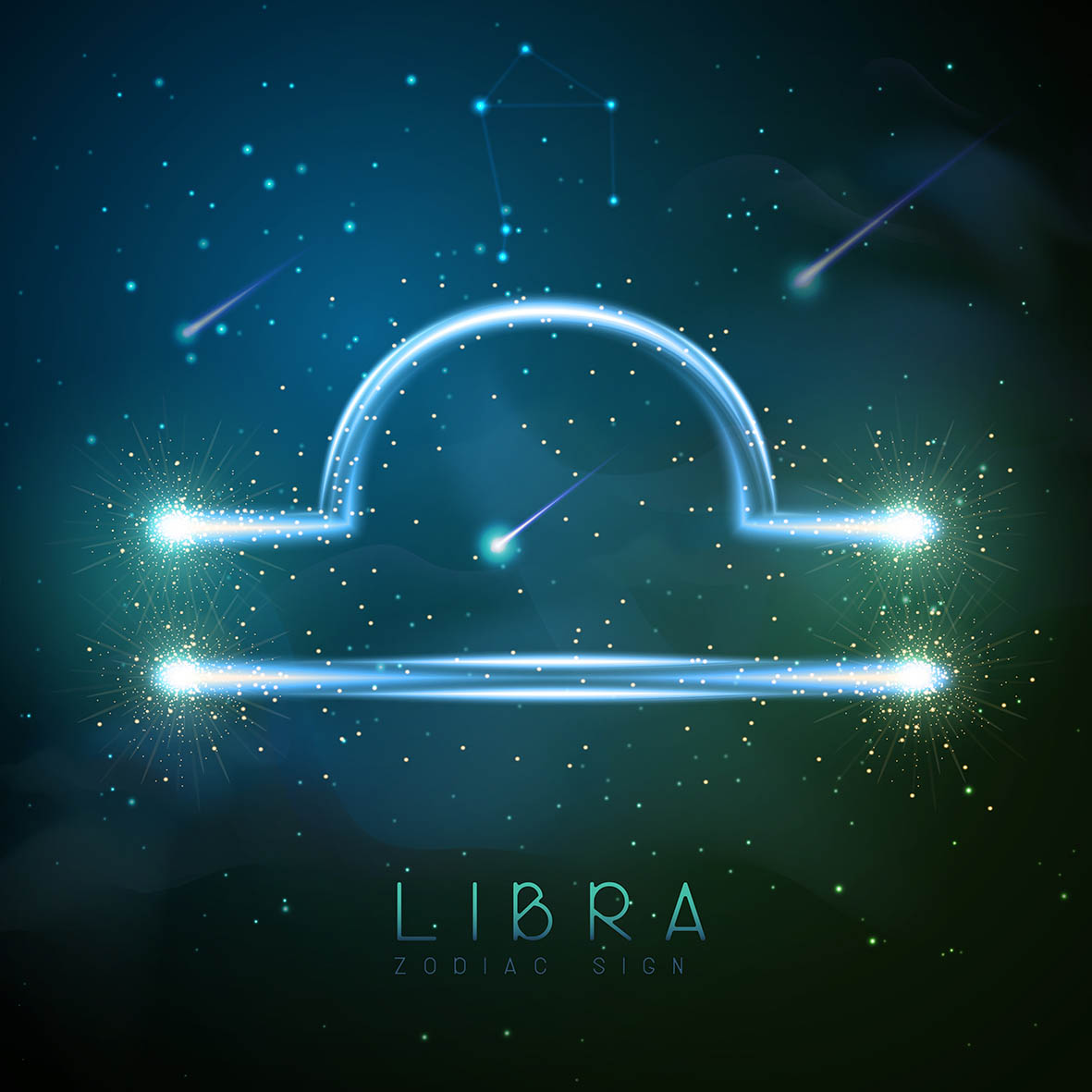 Το ζώδιο του Ζυγού σε σκίτσο