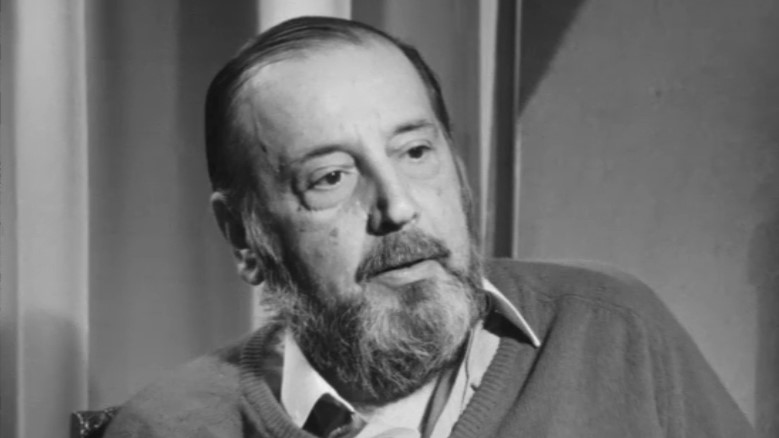 Ο ποιητής Μίλτος Σαχτούρης σε εκπομπή της ΕΡΤ στις 29 Μαρτίου 2005.