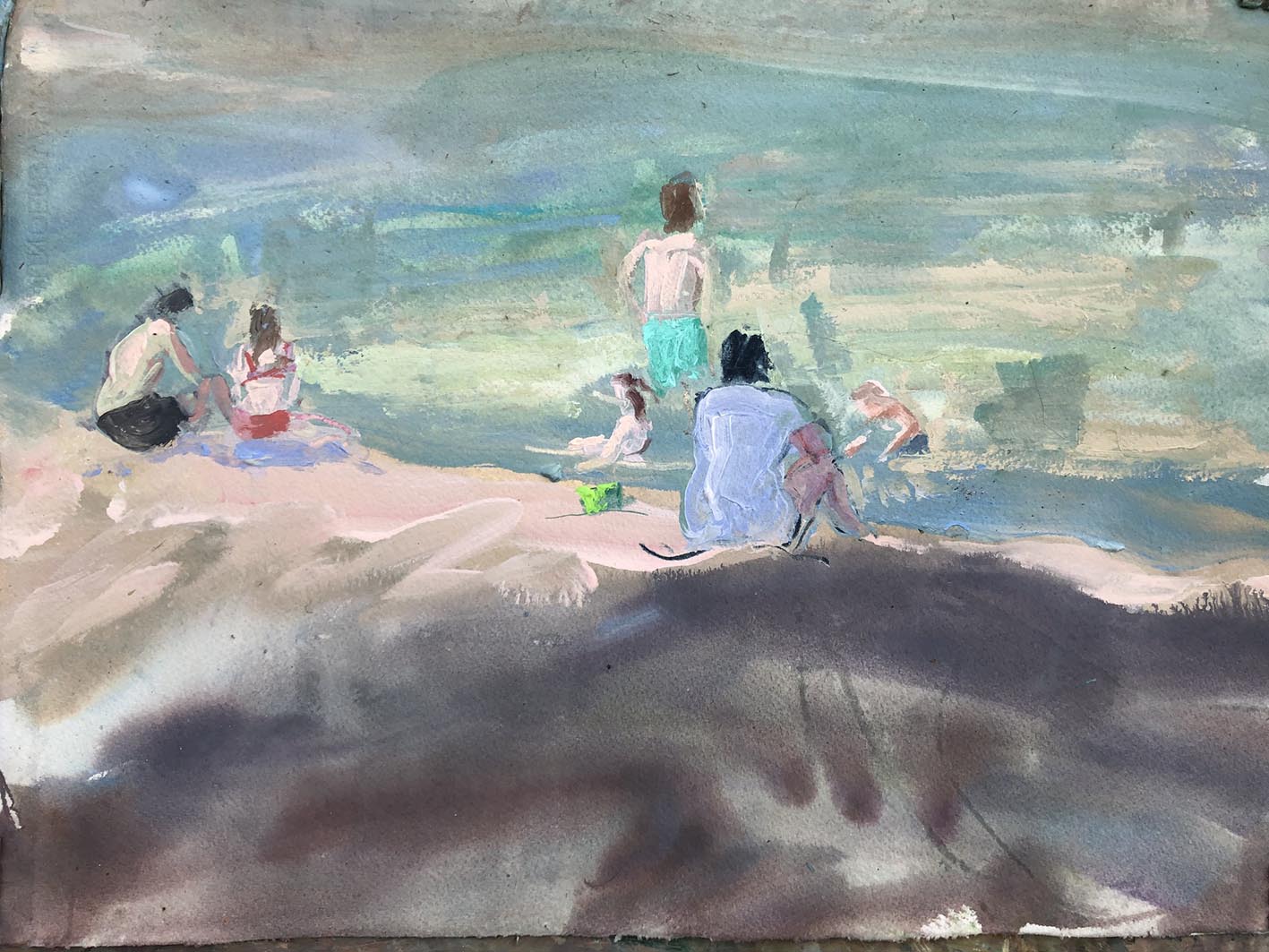 Σημειώσεις στην παραλία, Στην αμμουδιά του Κάμου, Πάτμος, Ιούνιος 2025.