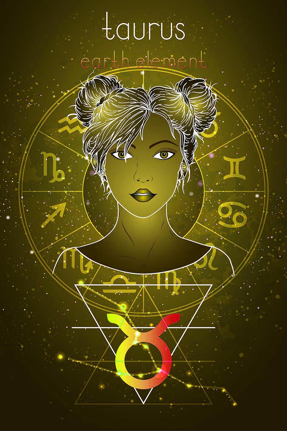 Σε σκίτσο γυναίκας το ζώδιο του Ταύρου