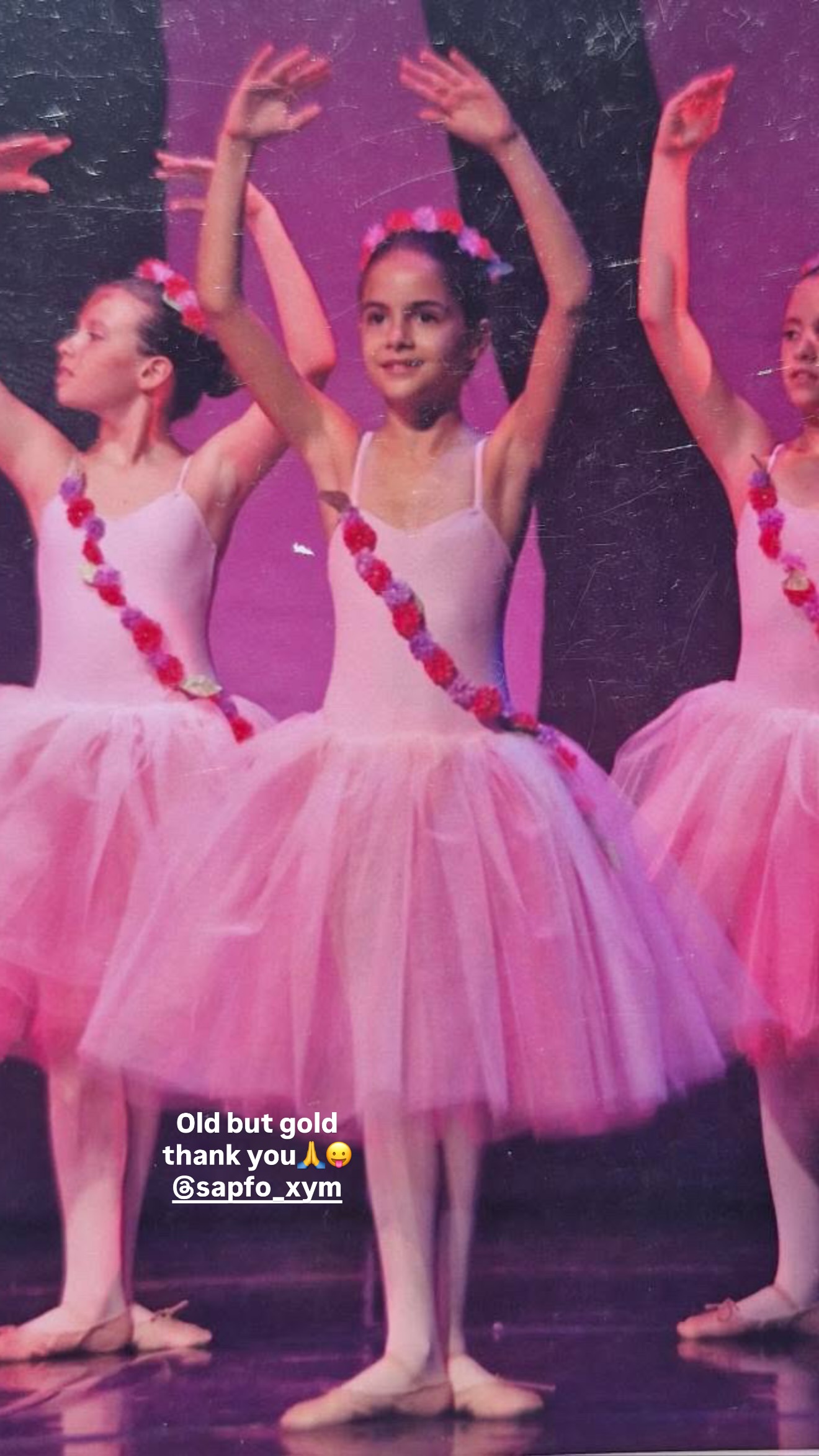 Η Αλεξάνδρα Νίκα ως μπαλαρίνα σε παιδική ηλικία