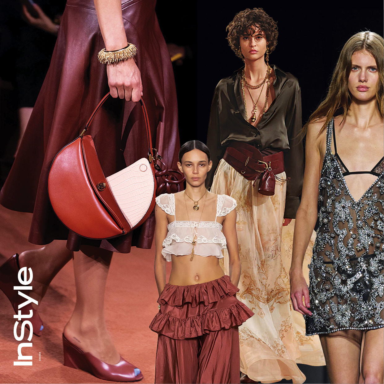 models on the runway