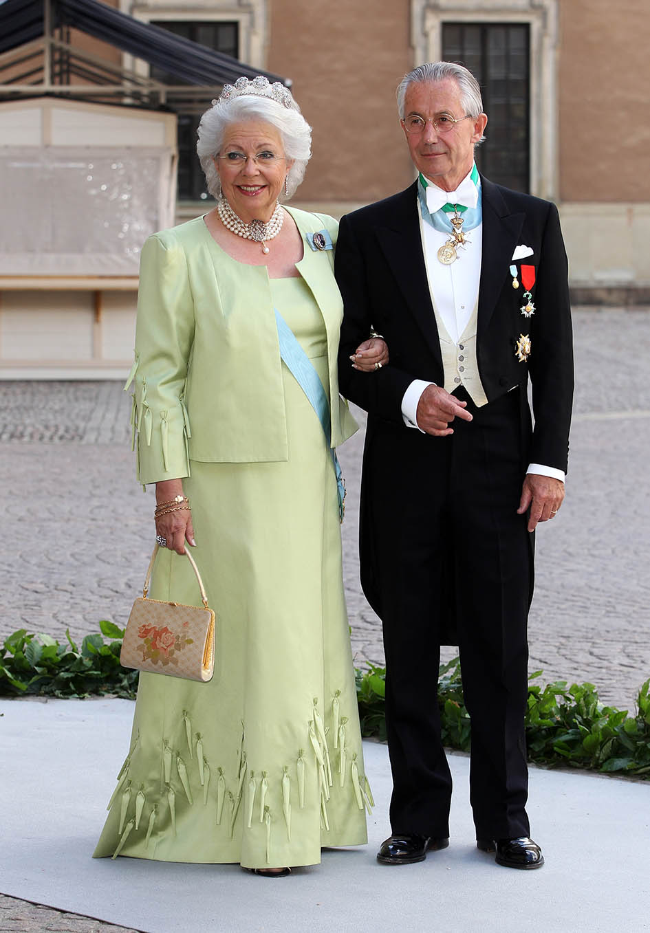 Η πριγκίπισσα Christina, Mrs. Magnuson και ο σύζυγός της Tord Magnuson παρευρίσκονται στο γάμο της πριγκίπισσας Madeleine της Σουηδίας και του Christopher O'Neill που διοργανώθηκε από τον Βασιλιά Carl Gustaf XIV και τη βασίλισσα Silvia στο Παλάτι στις 8 Ιουνίου 2013 στην Στοκχόλμη.