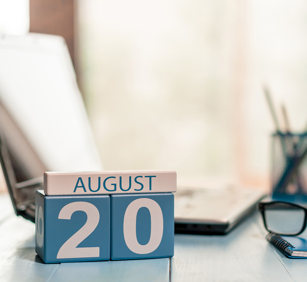 Ημερολόγιο Αύγουστος 20