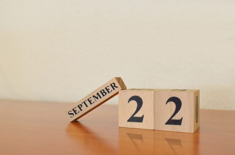Ημερολόγιο Σεπτέμβριος 22