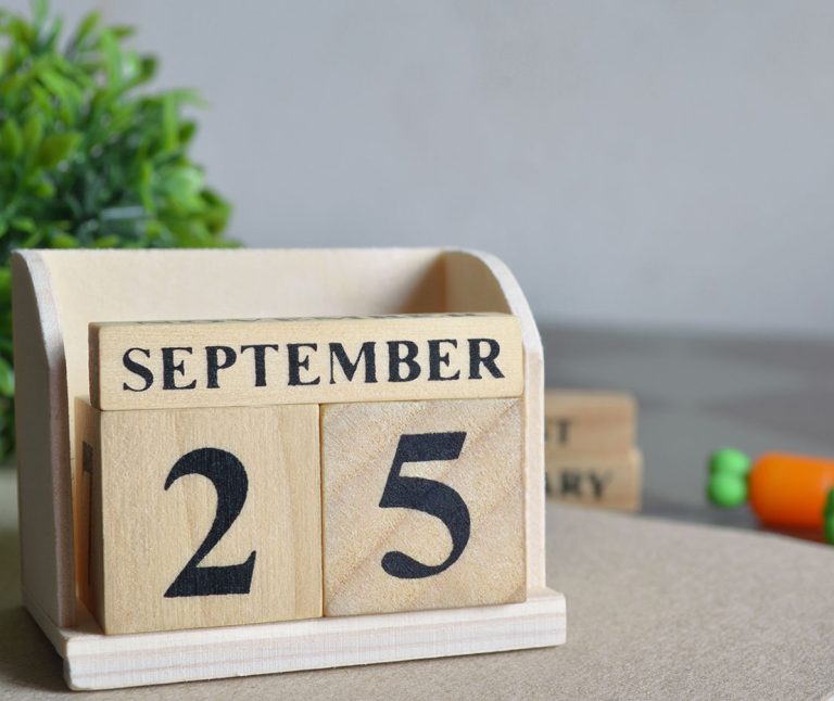 Ημερολόγιο Σεπτέμβριος 25