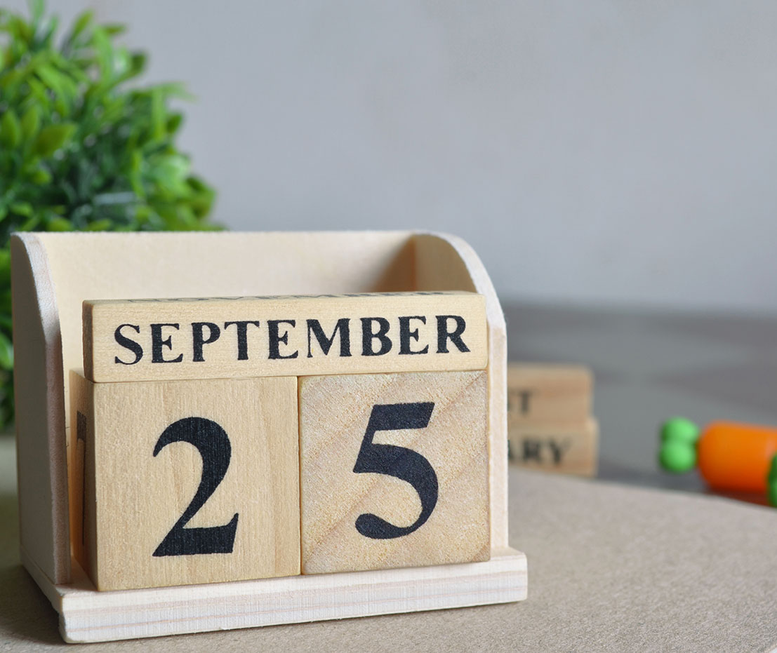 Ημερολόγιο Σεπτέμβριος 25