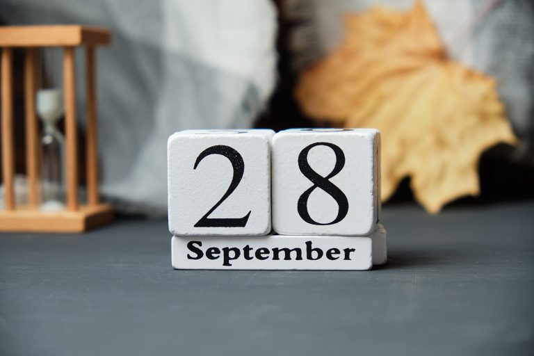 Ημερολόγιο Σεπτέμβριος 28