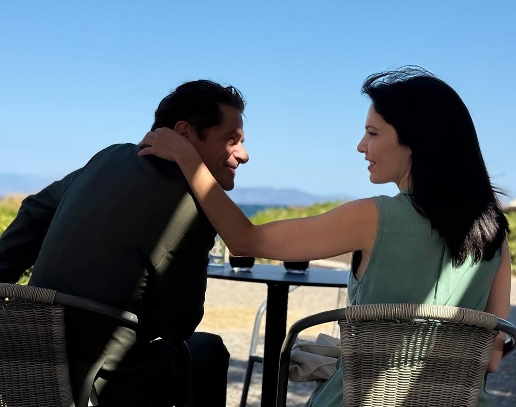 Τρυφερό στιγμιότυπα ανάμεσα σε Δημήτρη Λάλο και Μαριλίτα Λαμπροπούλου