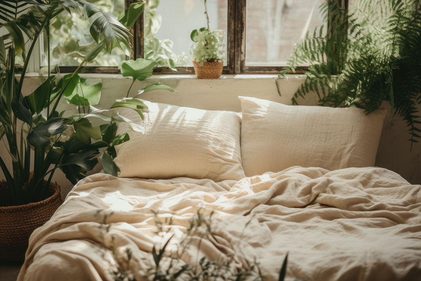 Στρώμα μαξιλάρια υπνοδωμάτιο