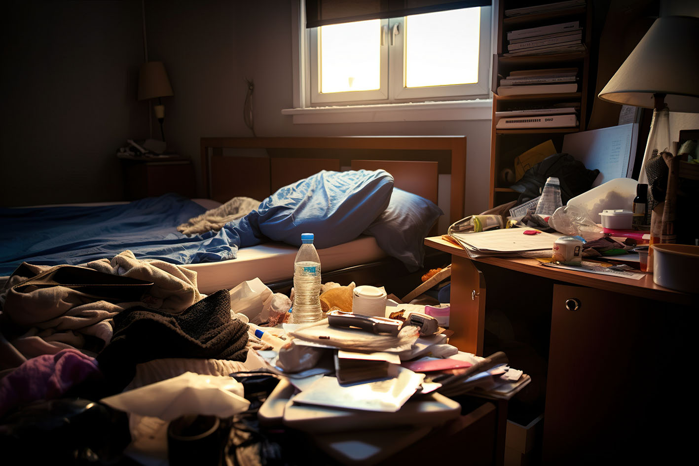 Ακατάστατο υπνοδωμάτιο