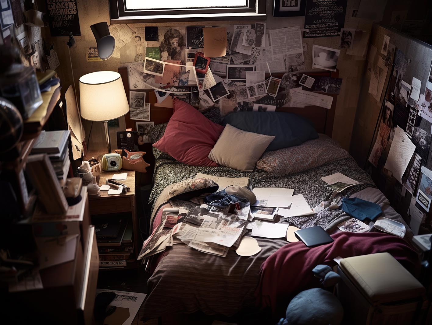 Ακατάστατο υπνοδωμάτιο