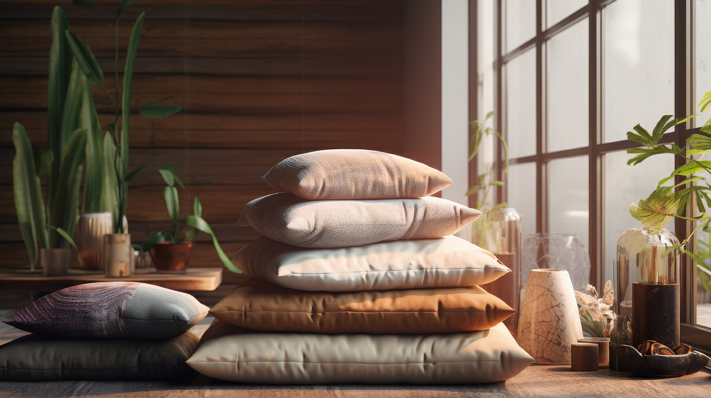 Μαξιλάρια στο πάτωμα