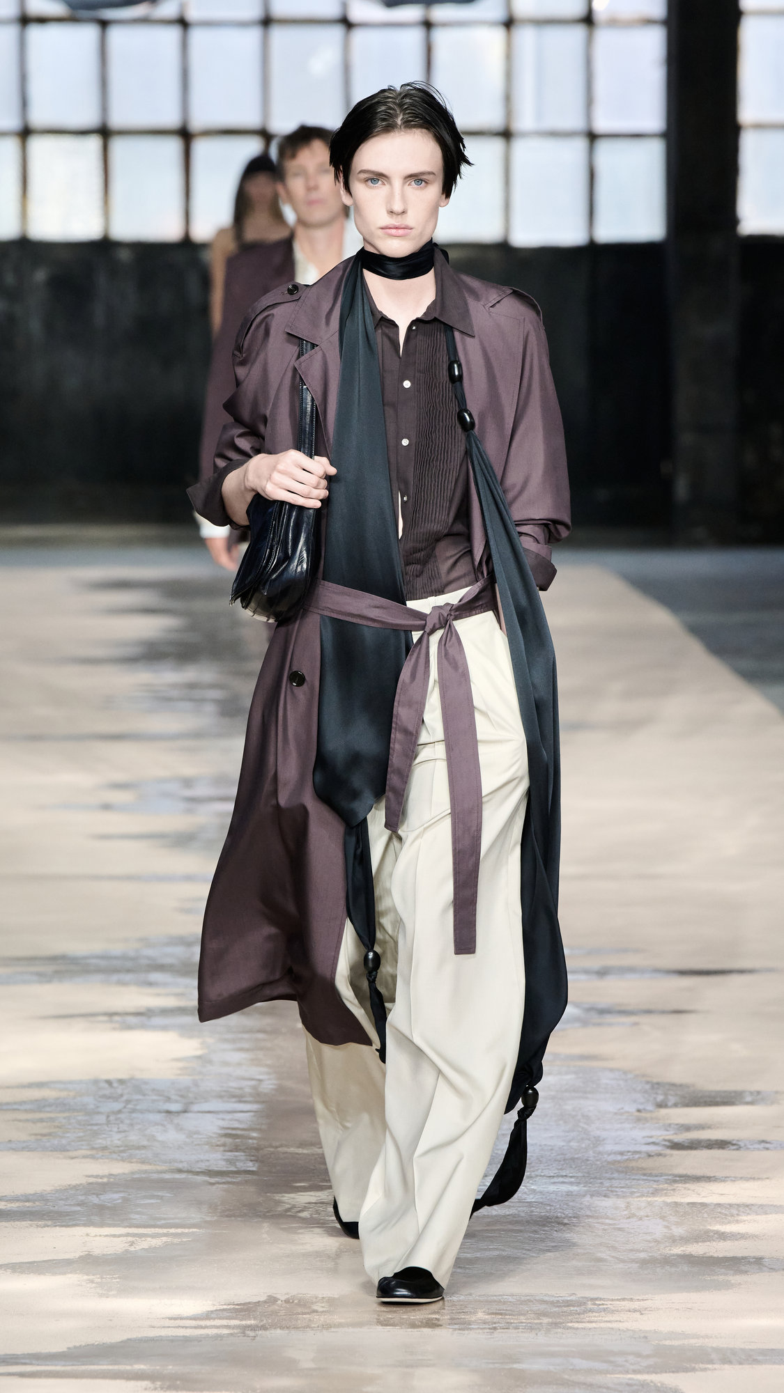 boss μοντέλο σε πασαρέλα