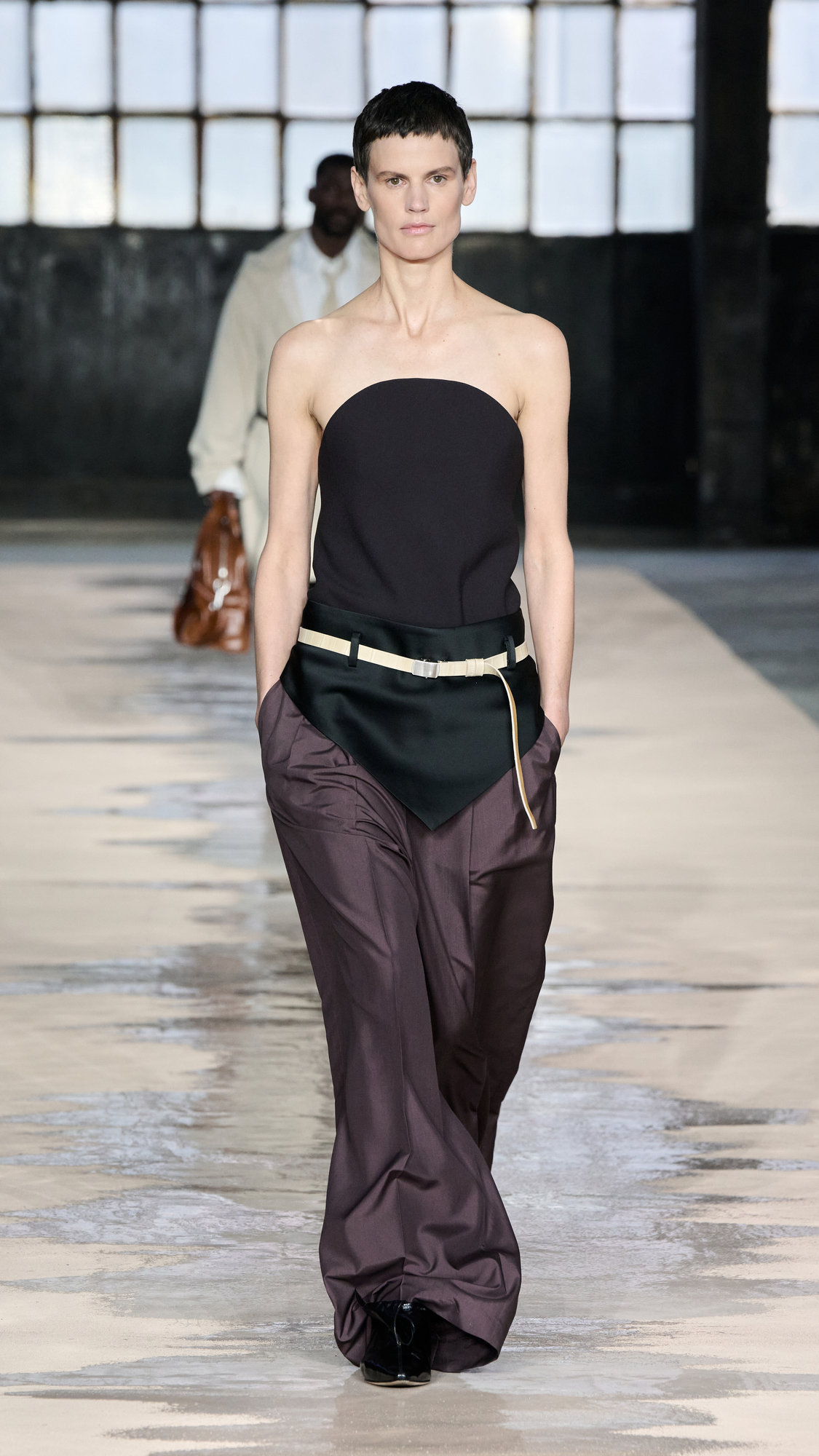 boss μοντέλο σε πασαρέλα