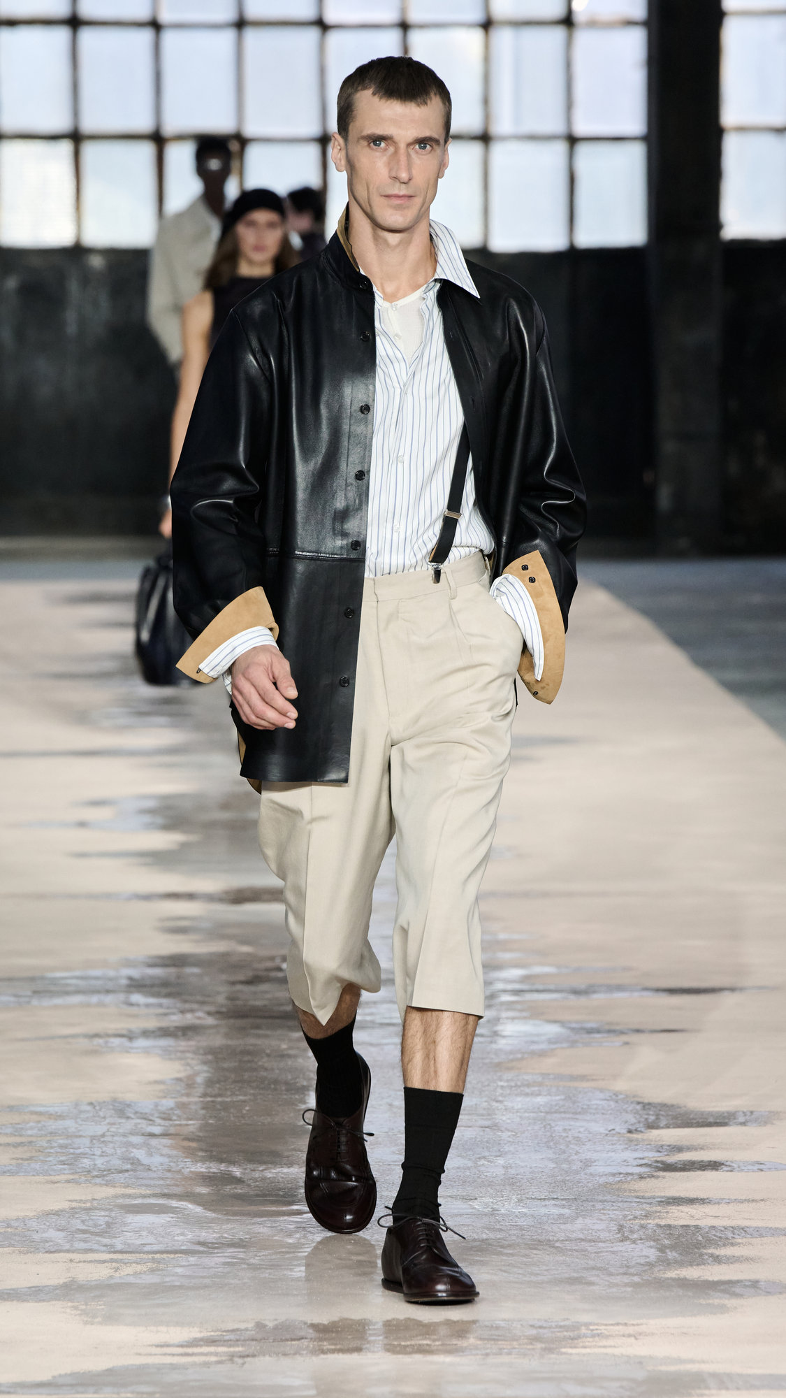 boss μοντέλο σε πασαρέλα