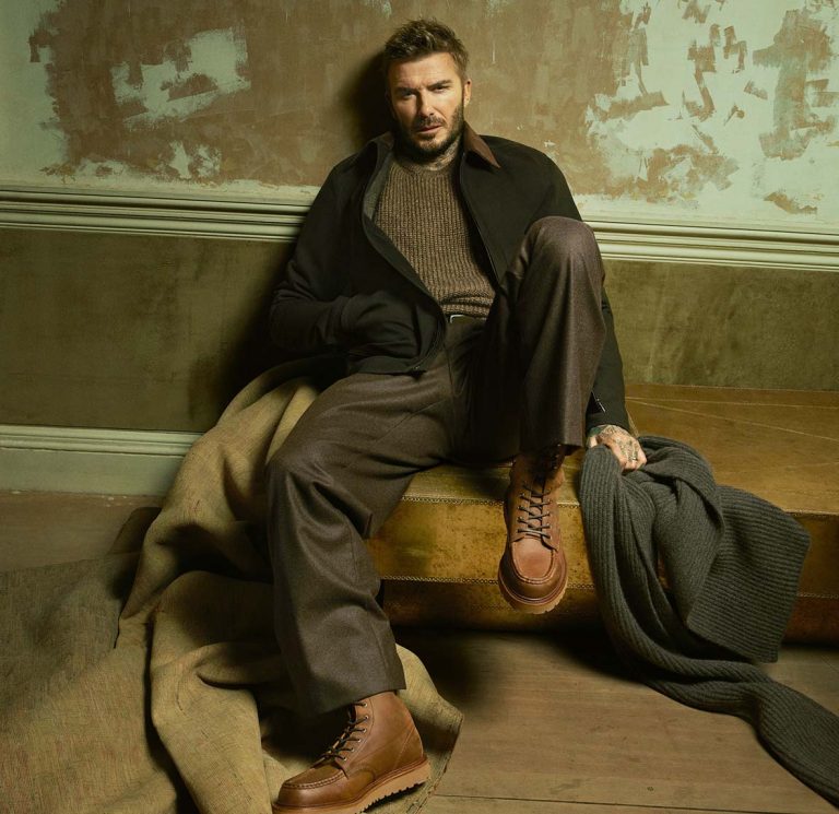 O David Beckham σε φωτογράφιση για τον BOSS