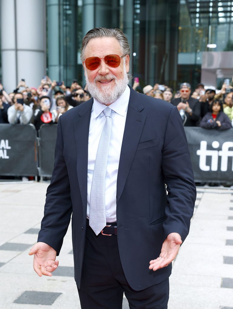 O Russell Crowe στην πρεμιέρα της ταινίας «Νυρεμβέργη» κατά τη διάρκεια του Διεθνούς Φεστιβάλ Κινηματογράφου του Τορόντο 2025 στο Roy Thomson Hall στις 7 Σεπτεμβρίου 2025.
