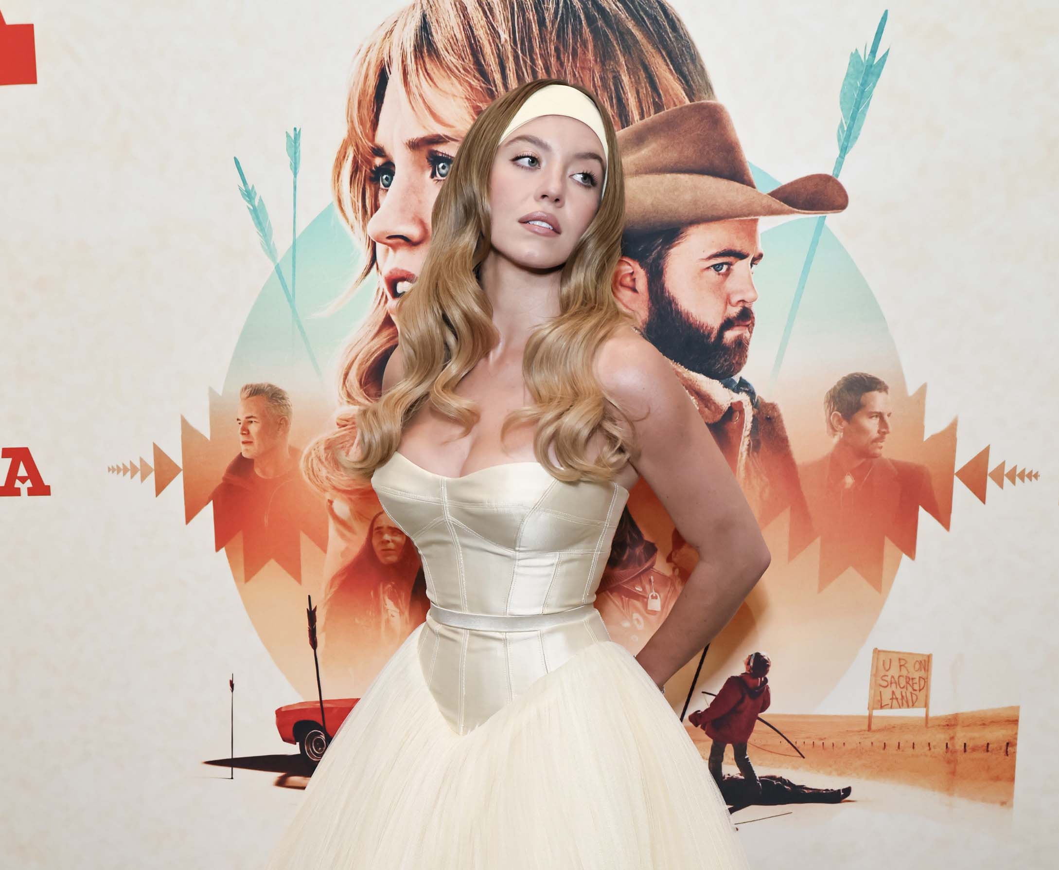 Η Sydney Sweeney στην ειδική προβολή της ταινίας "Americana" στο Λος Άντζελες στο Desert 5 Spot στις 3 Αυγούστου 2025 στο Λος Άντζελες της Καλιφόρνια.