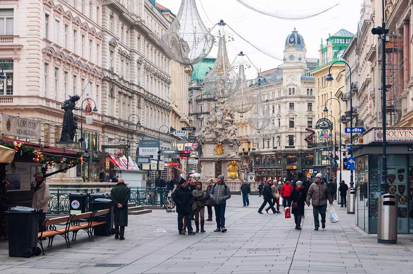 Οδός Graben στο κέντρο της Βιέννης. 